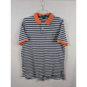 Polo Ralph Lauren Custom Fit Striped Polo Shirt Men's Size Large